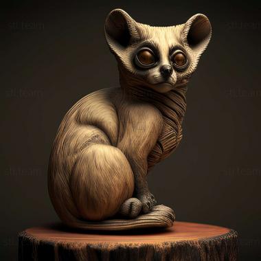 3D model Cat Lemur (STL)